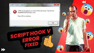 [FIX] Script Hook V Error CORE: An error occurred while executing 'Menyoo.asi' (GTA 5)