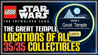 All Yavin 4 Great Temple Collectibles LEGO The Skywalker Saga (100% Guide)