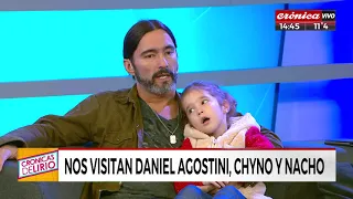 Nos visitó Daniel Agostini y sus hijos cantantes