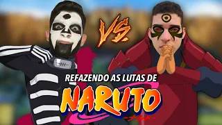 REFAZENDO AS LUTAS DE NARUTO! - A REVANCHE DO MEU PRIMO