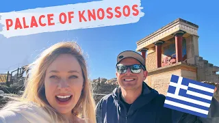 INSIDE the PALACE OF KNOSSOS in CRETE #travelvlog
