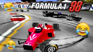 PLAYING WORST F1 GAME! Formula 1 98 Career Mode!