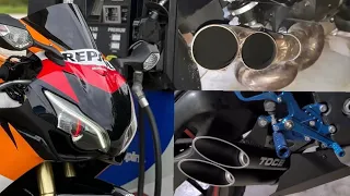 HONDA CBR 1000RR Exhaust Sound Comparison | STRAIGHT PIPE vs TOCE