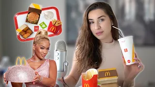 ASMR Mukbang (McDonald's Saweetie Meal)