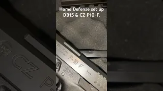 My Home Defense set up DiamondBack DB15 and CZ P-10F.