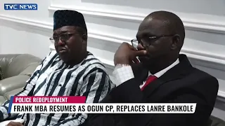 (Watch) Frank Mba Assumes Office As Ogun CP