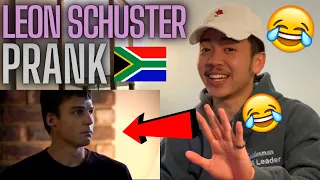 LEON SCHUSTER DEAD BRIDE PRANK AMERICAN REACTION! 🇿🇦🤣 *FUNNY SOUTH AFRICA!*