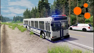 BeamNG.Drive: Погоня за бандитским мерседесом