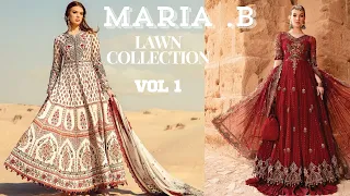 MARIA.B LUXUARY LAWN VOL 1 | GUL SHAWL CLOTH PAKISTAN