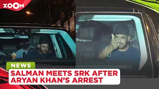 Salman Khan spotted meeting Shah Rukh Khan at his home after Aryan Khan's arrest