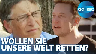 Milliardäre mit Spendierhosen: Können Elon Musk & Bill Gates die Welt retten? | Galileo | ProSieben