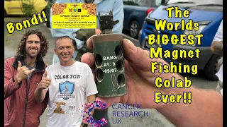 Hosting The Worlds Biggest Ever Magnet Fishing Colab #129