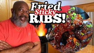 How to make Fried Sticky Ribs! * Mouthwatering * | Deddy's Kitchen