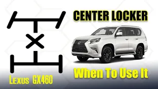 When To Lock The Center-Differential? | Lexus GX460