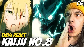 FIQUEI TODO ARREPIADO COM ESSA CENA! KAFKA SALVOU A SHINOMIYA!!! - React Kaiju No.8 EP 4