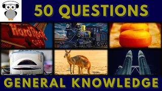 General Knowledge Quiz Trivia #13 | Hard Rock Cafe, Orient Express, Edam, Walkman, Kangaroo, Towers