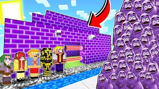 BASE 100% SEGURA VS APOCALIPSIS DE GRIMACE EN MINECRAFT