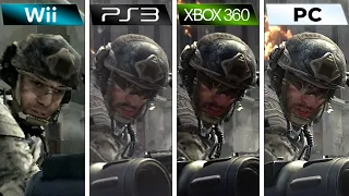 Call of Duty Modern Warfare 3 | Wii vs Xbox 360 vs PS3 vs PC | Graphics Comparison