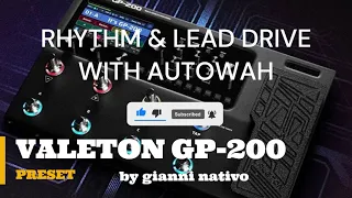 VALETON GP-200 PRESET: DRIVE RHYTHM&LEAD