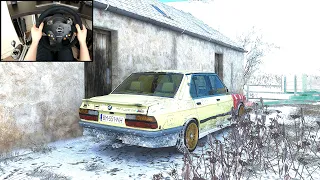 Rebuilding A BMW M5 - Forza Horizon 4 (Steering Wheel + Shifter) Gameplay