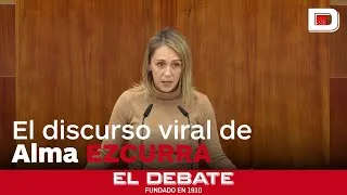 El discurso viral de Alma Ezcurra que puso en pie al PP en la Asamblea y la ha catapultado a Europa