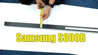 Samsung S800B Soundbar 2022 Unboxing, Setup, Dimensions and Tests on TV, Music and Movies