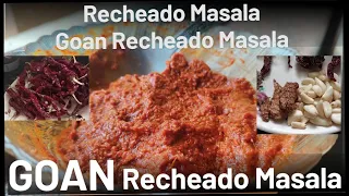 Goan Recheado Masala Recipe/Best Goan Recheado Masala/Recheado Masala recipe/Rechado masala recipe