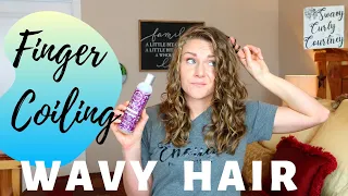 Finger Coiling Wavy Hair (2A, 2B, 2C Hair) -- Will this work???