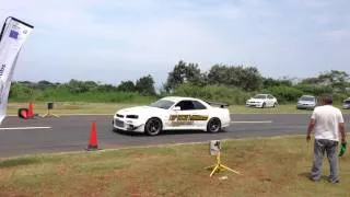 1000hp Top Secret R34 GTR launching