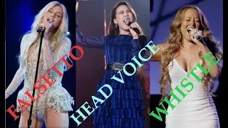 Female Singers - Falsetto, Head Voice & Whistle High notes