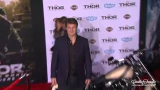 Nathan Fillion at "Thor: The Dark World" L.A. premiere [HD]