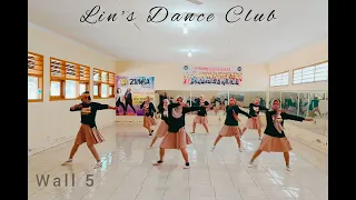 Biar Sampai Ke Bintang | Easy Intermediate Line Dance | Choreo by Marlina Rahmah || Lin's Dance Club