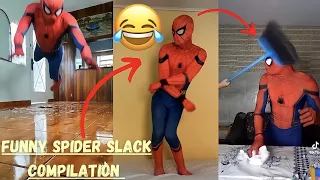 Funny Spider Slack Tik Tok Compilation | #tiktok