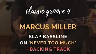 Classic Groove #4 // Never Too Much (all instruments) + bass play along