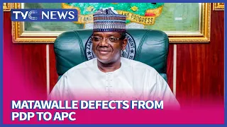 [WATCH] Zamfara Governor, Bello Matawalle Defects From PDP To APC