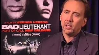 Nicolas Cage Interview for 'Bad Lieutenant' (2009)