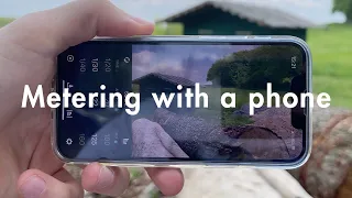 How to meter film using a phone