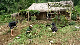 FULL VIDEO/100 days: Gardening, Animal care, Harvesting, Cooking | Daily farm life, Off-Grid Cabin