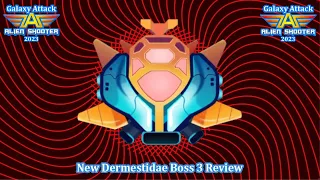Galaxy Attack: Alien Shooter | New Boss Mode | New Boss 3 Dermestidae Review | By Apache Gamers