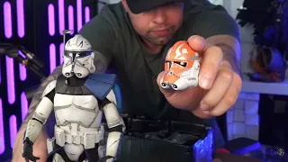 Star Wars Theory Unboxes New Captain Rex Hot Toys 332nd Division
