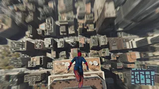 Jumping off the Empire State Building - Marvel's Spider-Man Remastered PS5