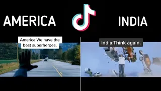 America Vs India TikTok Compilation - The Box Indian Edition