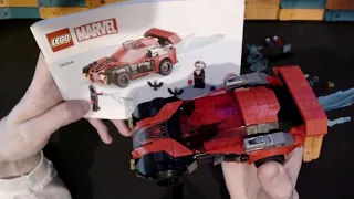 LEGO Marvel Miles Morales vs. Morbius 76244 Review! Awesome vehicle, nice print, and cool parts!