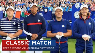 Woods & Reed vs Molinari & Fleetwood | Extended Highlights | 2018 Ryder Cup