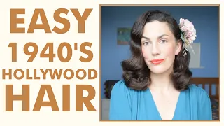 1940s hairstyle tutorial: AUTHENTIC and EASY for BEGINNERS