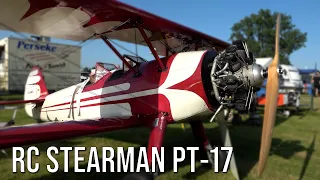 Gigantic! RC Stearman PT-17 85kg Giant Scale RC Plane,Scale More Than Half, Extremely Detailed Model