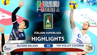 Allianz Milano vs Top Volley Cisterna | Highlights | Italian Superliga | HD