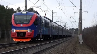 Электропоезд ЭП2Д-0108 «РЭКС» / EMU train EP2D-0108 REKS Express