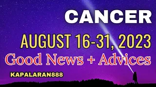 SA WAKAS SAYO NA ANG SPOTLIGHT♋️ CANCER AUGUST 16-31, 2023 MONEY/CAREER/LOVE #KAPALARAN888 tarot