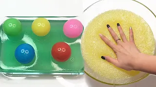crunchy and clear slime compilation | Relaxing Slime ASMR #56